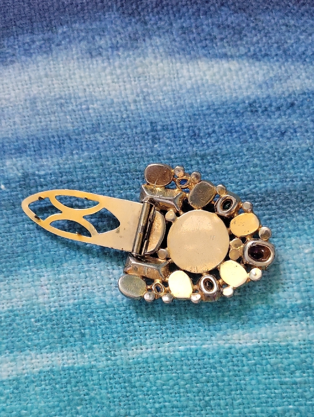 Jeweled Cluster Brooch - Picture 3 of 3